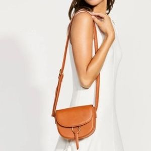 Boho-chic Brown Leather Crossbody Purse-JJ Winters